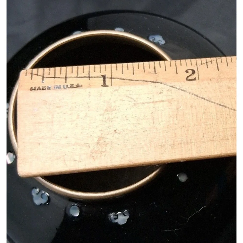 Vintage Brass, Black Enamel Mother of Pearl Inlay Peacock Vase Brass Trim 7.25in